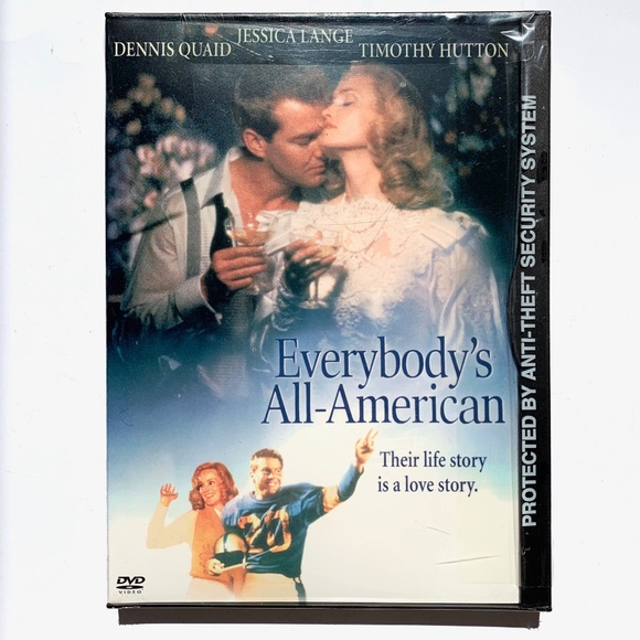 Everybodys All-American DVD Sports Dennis Quaid Jessica Lange Timothy Hutton - Picture 1 of 2
